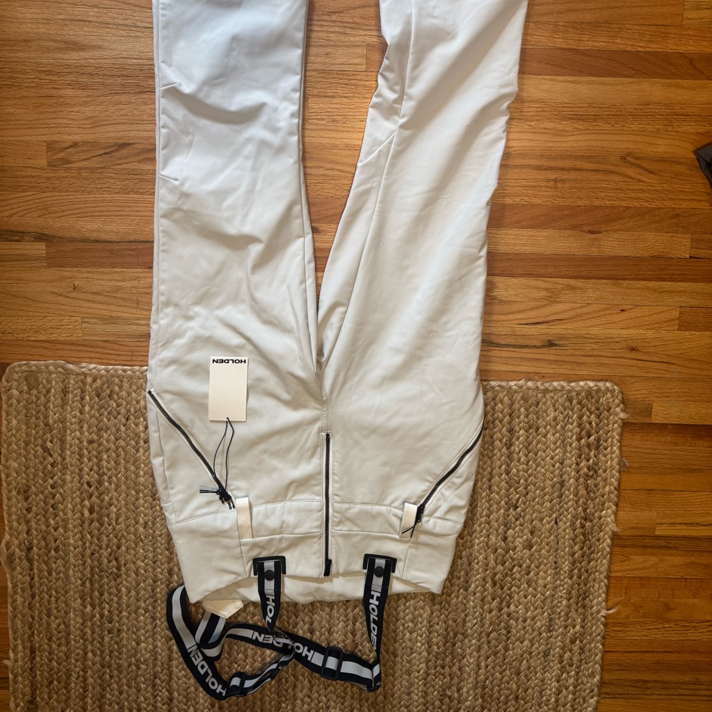 Women’s White Ski Snowboard Pants. New